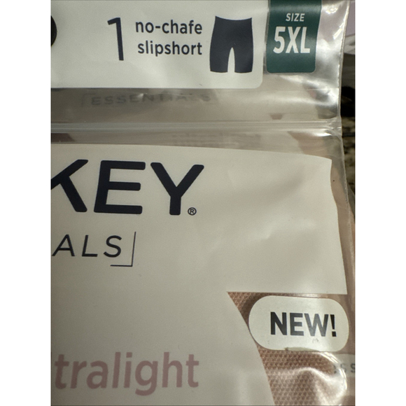 Jockey Essentials Women’s Ultralight Smoothing No-Chafe Slipshort Size 5XL Rose - Picture 7 of 8